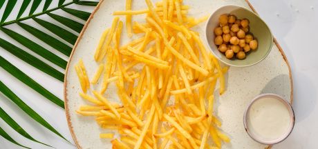 Uy qurilishi akvafaba mayonezi bilan AVIKO Skinny Fries