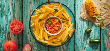 AVIKO Grip 'n dip grilda pishirilgan makkajo'xori bilan