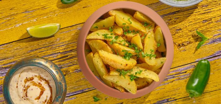 AVIKO Pati Chimichurri va asal-xantal sousli qismlar